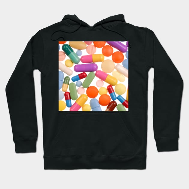 Pills in Color Hoodie by DesignIndex